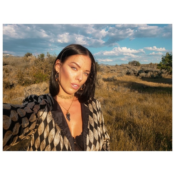 rainbow carborundom necklace K🦎K - Picture 5 of 7